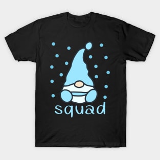 Funny Gnomes with snow fall celebrate T-Shirt